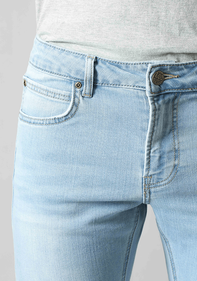 Jeans Hombre Malone Skinny Fit Light Worn Kali