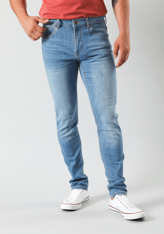 Jeans Hombre Malone Skinny Fit Mid Worn I
