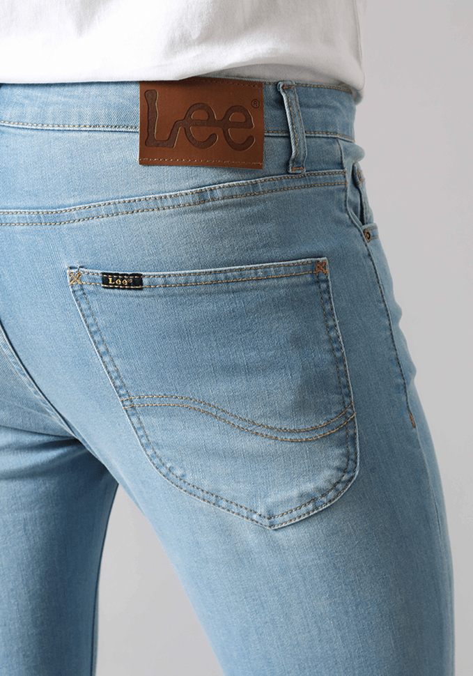 Jeans Hombre Malone Skinny Fit Light Stone Worn