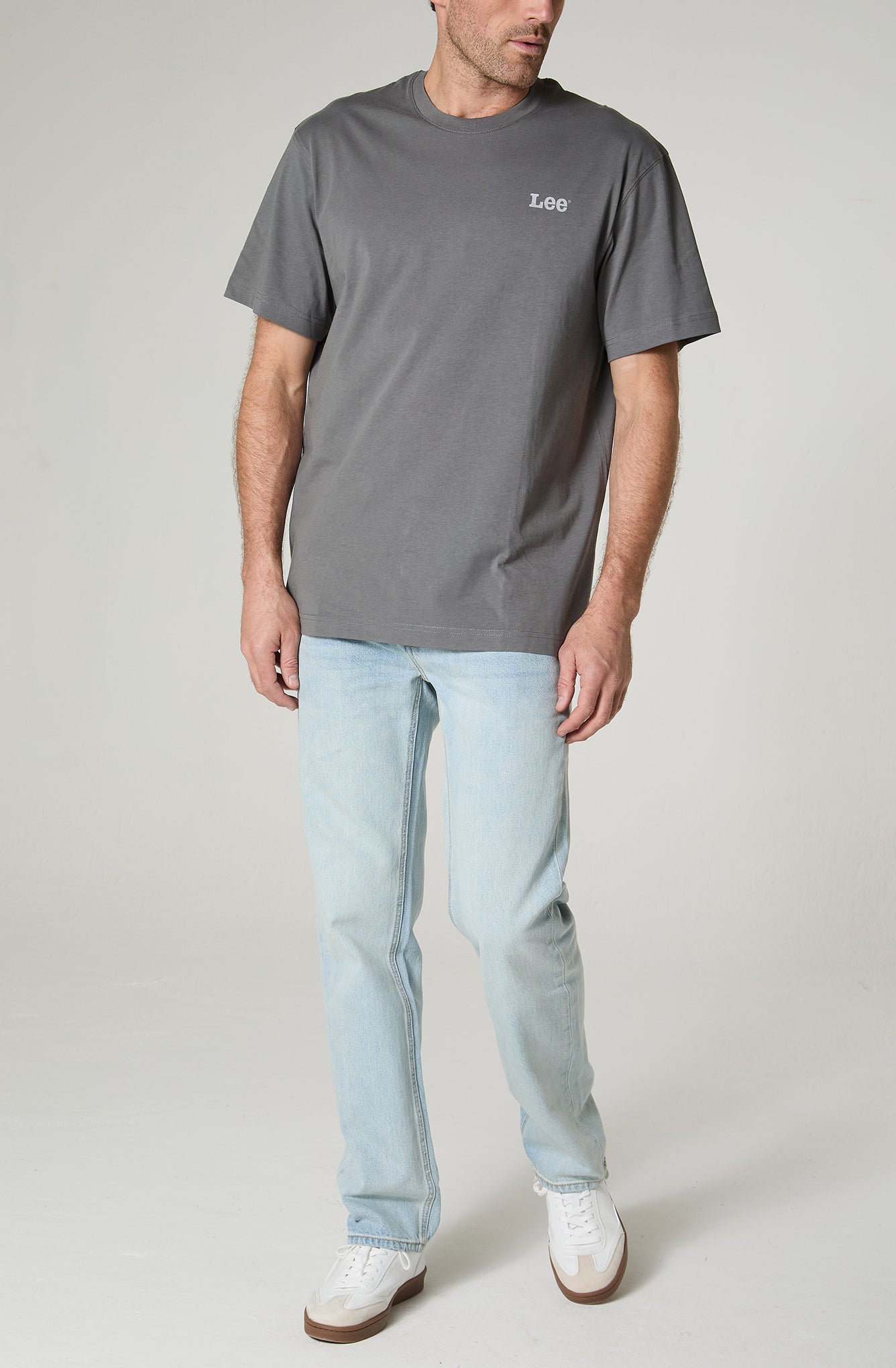 Polera Hombre Print Regular Fit Gris