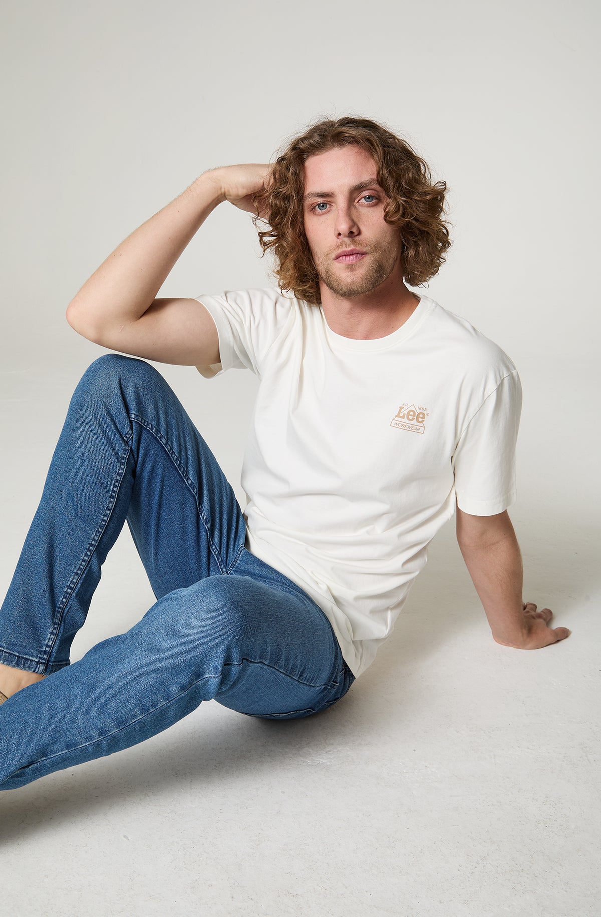 Polera Hombre Manga Corta Regular Fit Blanco
