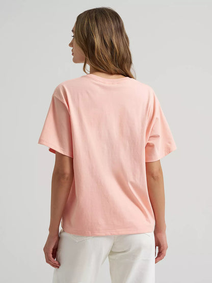 Lee X Marilyn Monroe Girlfriend Tee Peach Bud
