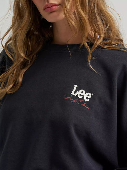 Lee X Marilyn Monroe Sweatshirt Black Beauty