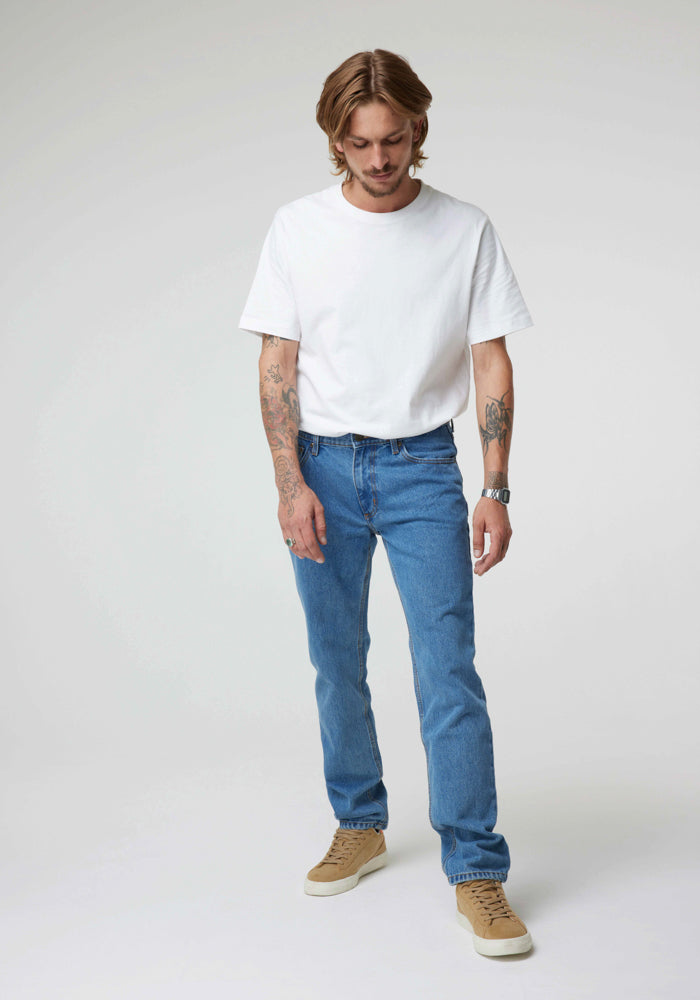 Jeans Hombre Daren Regular Fit Mid Street