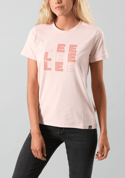 Polera Mujer Easy Tee Squared Pale Rose