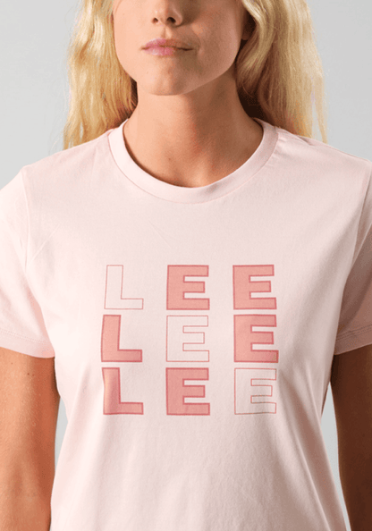 Polera Mujer Easy Tee Squared Pale Rose