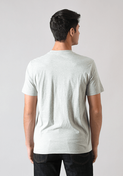 Polera Hombre Woobly Logo Grey Melange