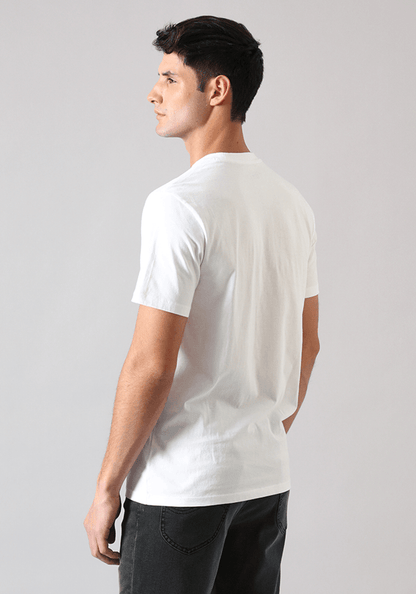 Polera Hombre Woobly Logo Authentic White