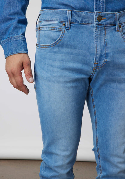 Jeans Hombre Malone Skinny Fit Mid Worn Lina