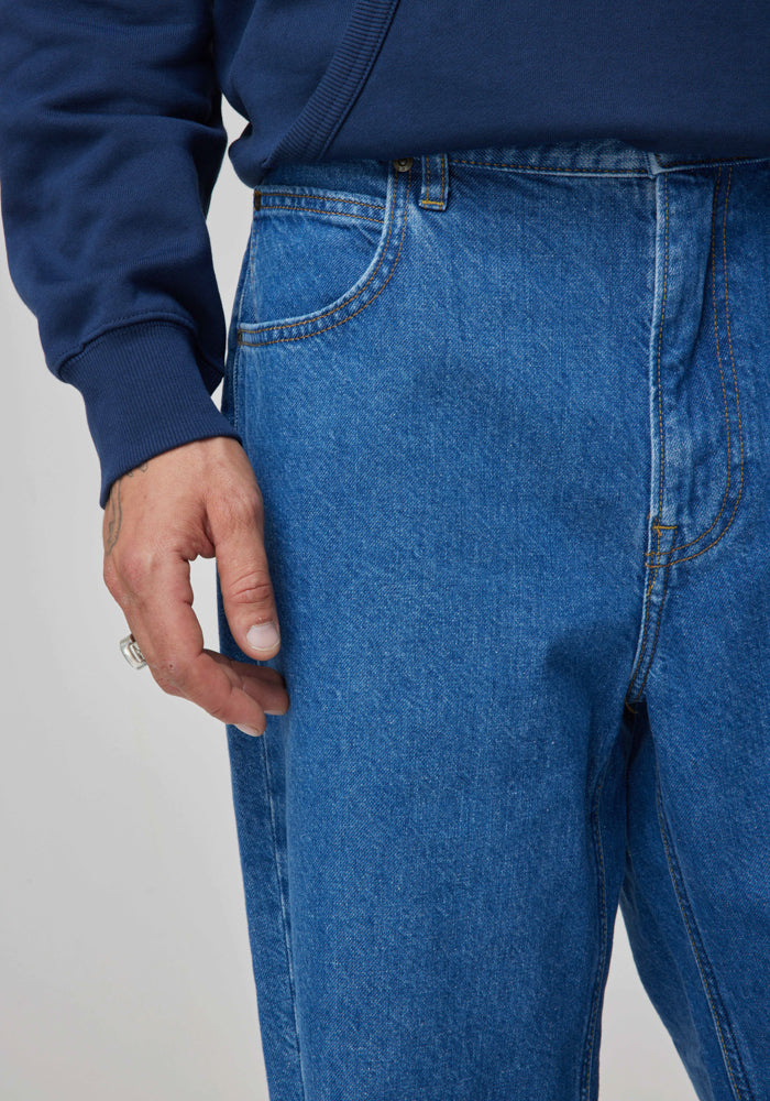 Jeans Hombre Asher Loose Straight Fit Mid Bolton
