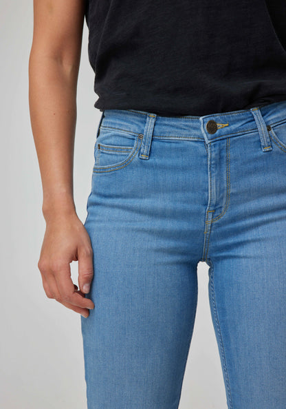 Jeans Mujer Marion Straight Fit Mid Blue