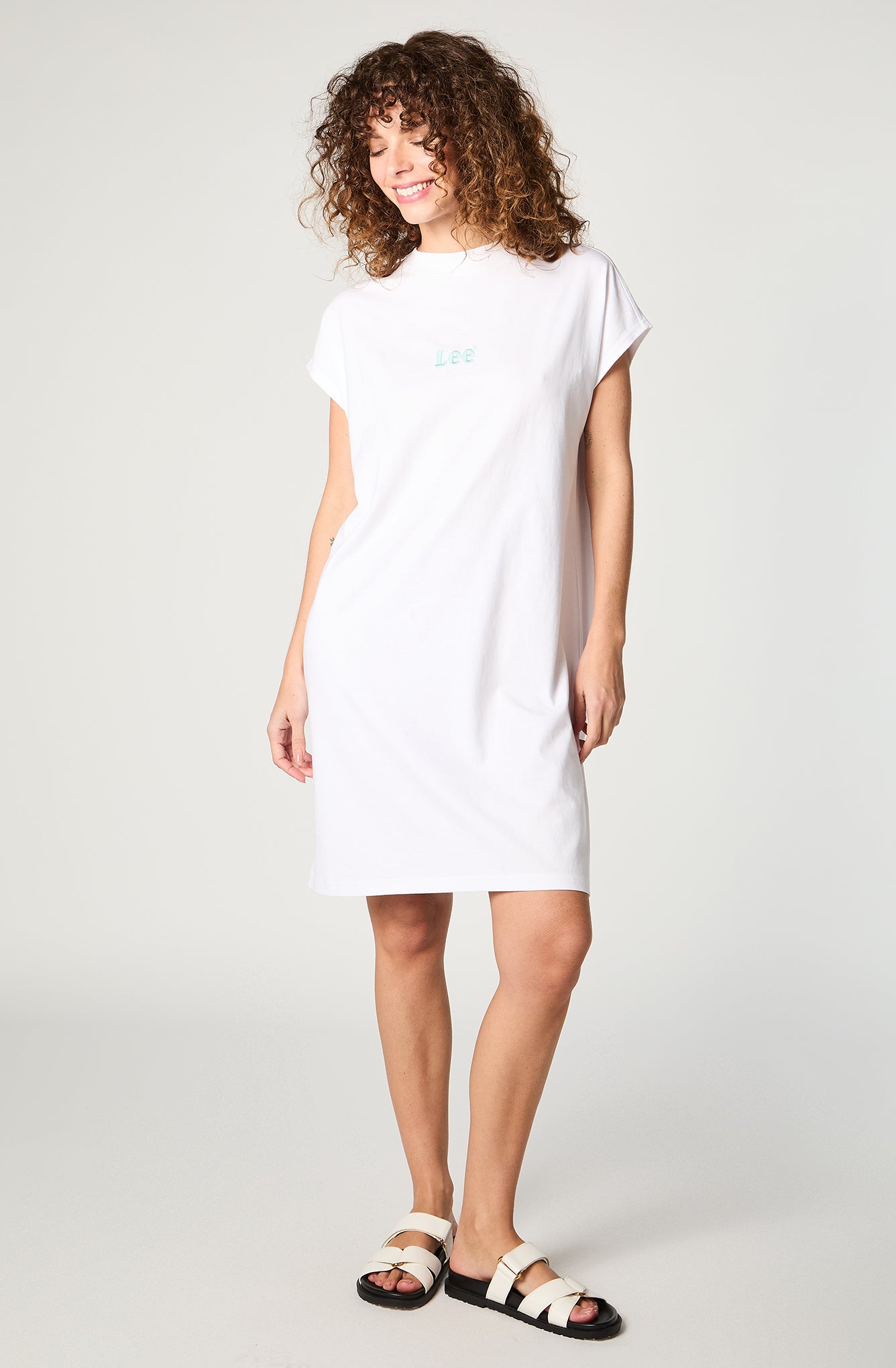 Vestido Mujer T-shirt Bright White