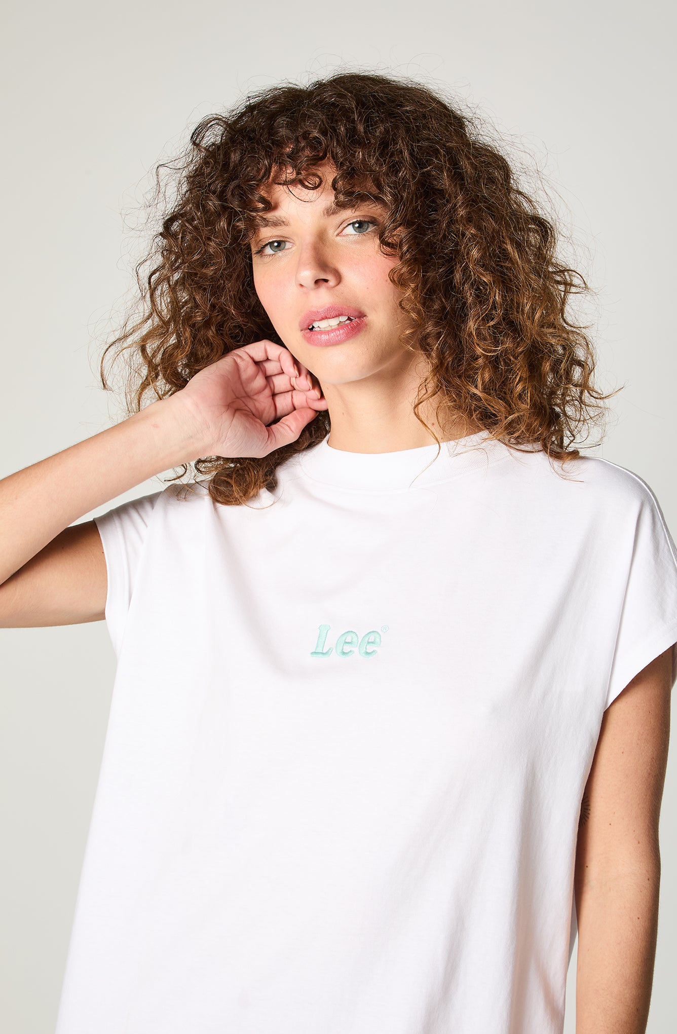 Vestido Mujer T-shirt Bright White