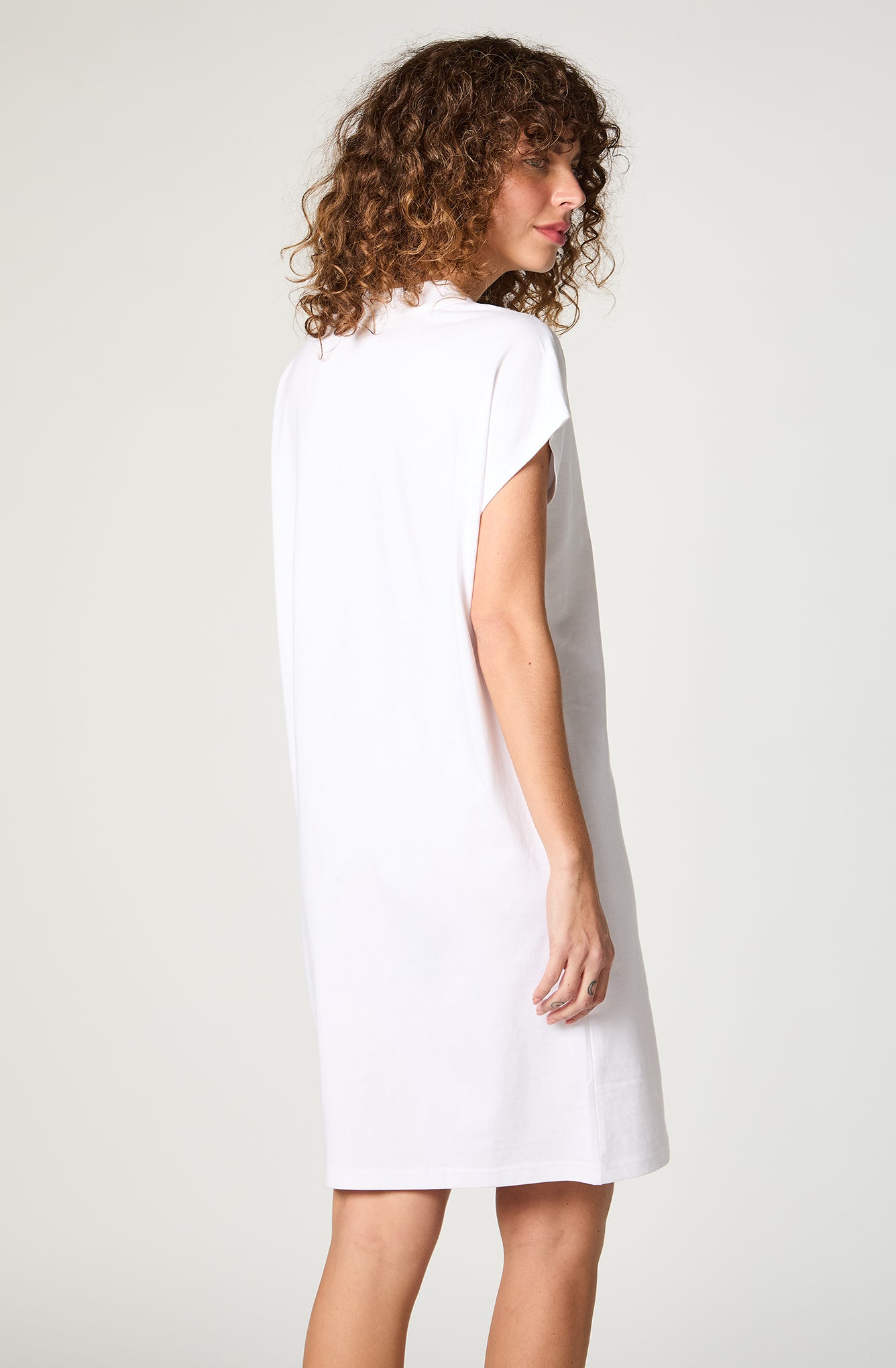 Vestido Mujer T-shirt Bright White