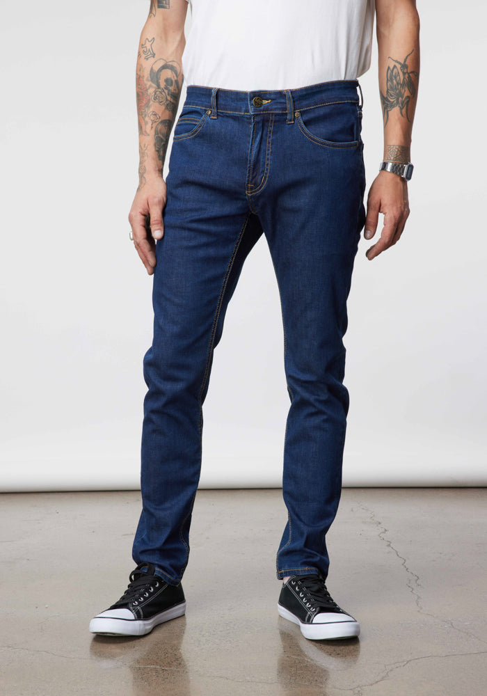 Jeans Hombre Malone Skinny Fit Rinse