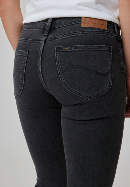 Jeans Mujer Scarlett Skinny Fit Black Mid Stone