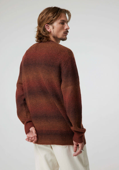 Sweater Lee Knitted Cardigan Sweet Maple