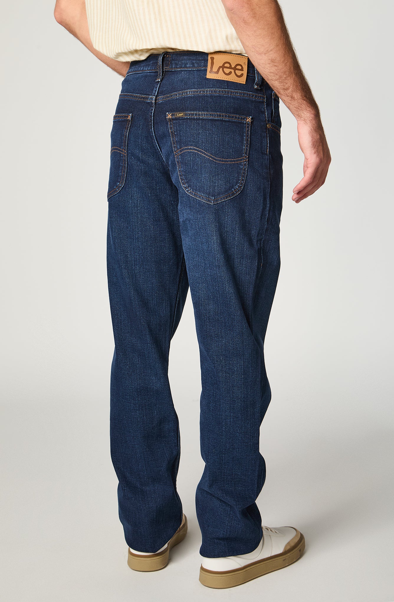 Jeans Hombre Tiro Alto Brooklyn Classic Straight Fit Mid Blue