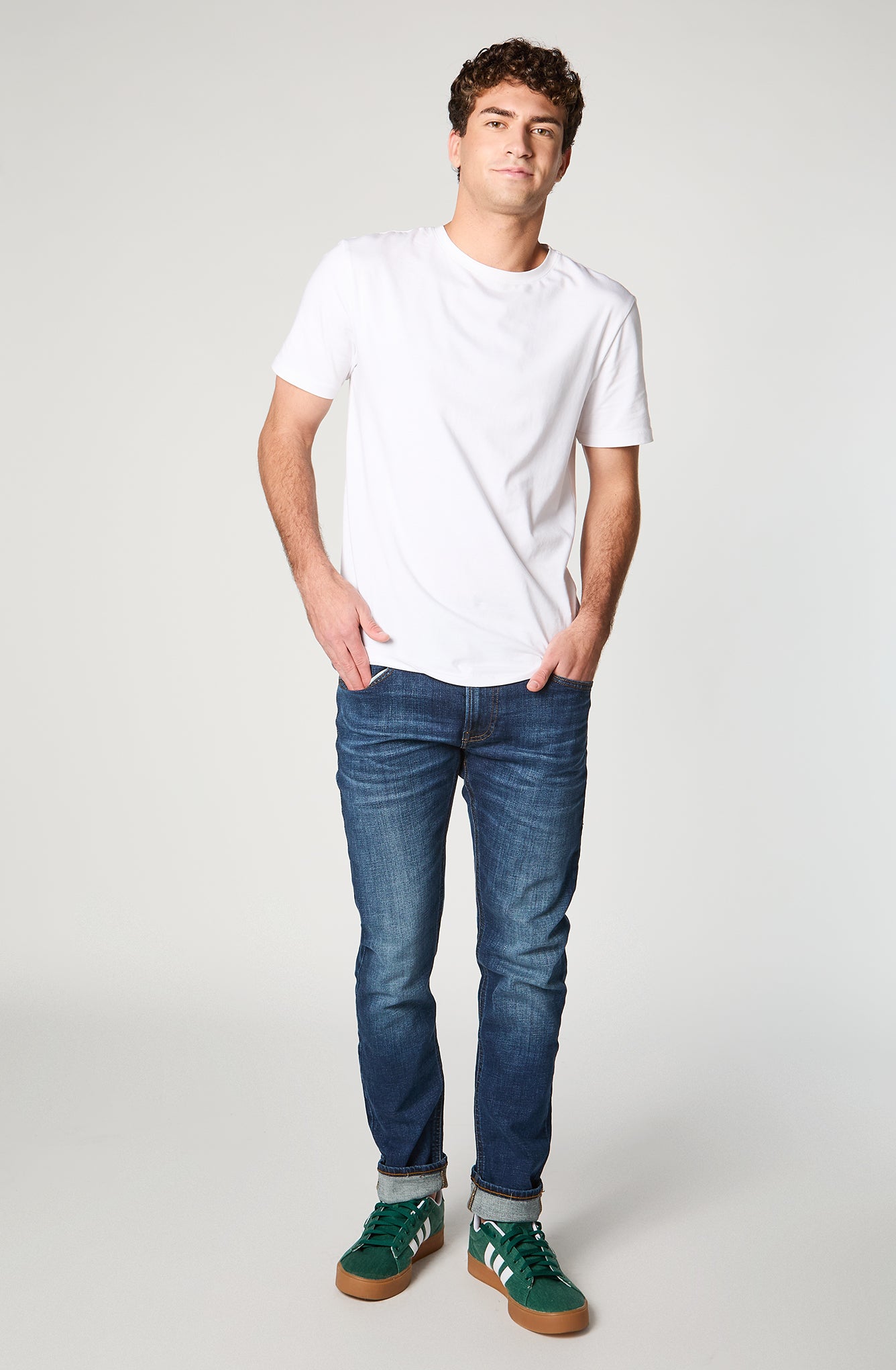 Jeans Hombre Luke Slim Tapered Fit Dark Washed