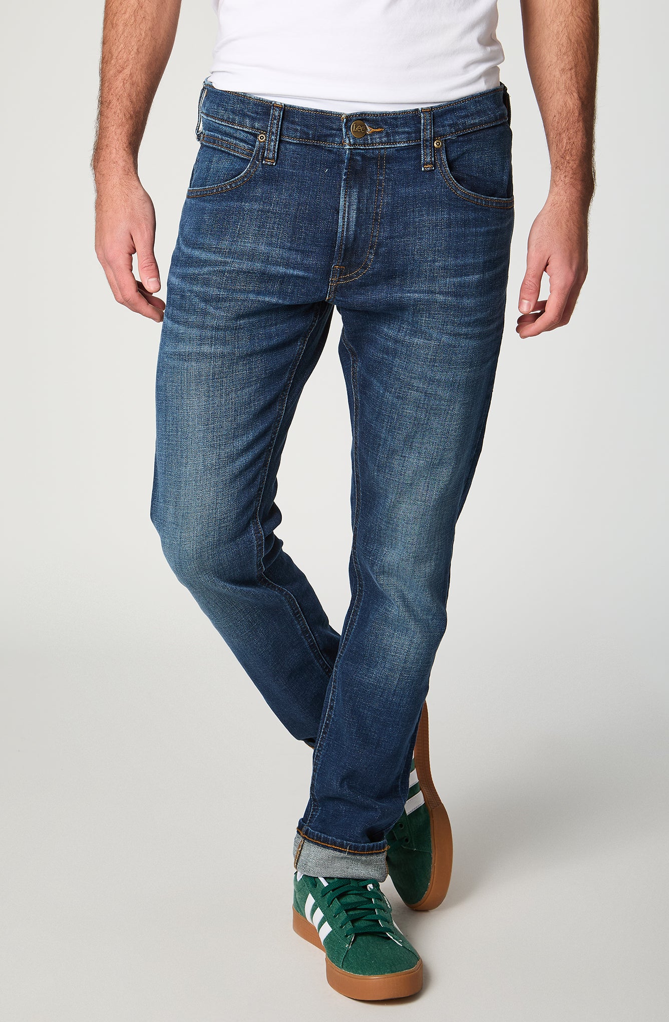 Jeans Hombre Luke Slim Tapered Fit Dark Washed