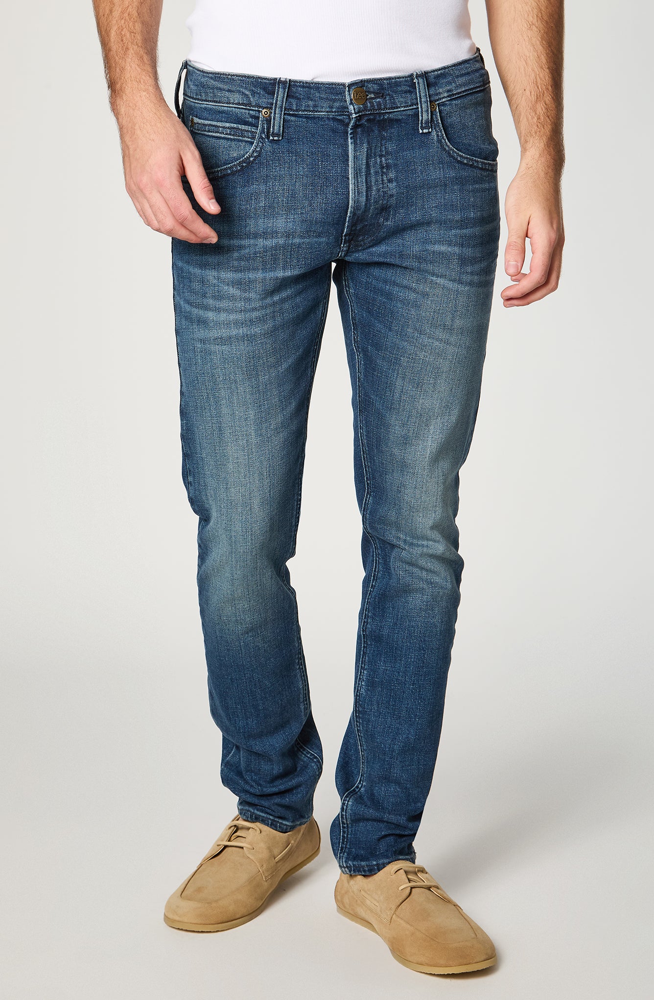 Jeans Hombre Luke Slim Tapered Fit Street Washed