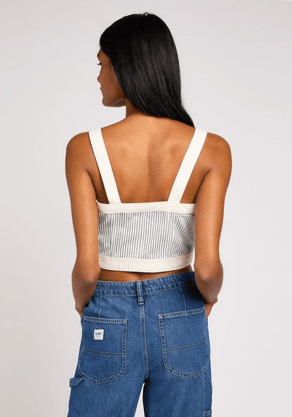 Polera Denim Tank I Feel Love