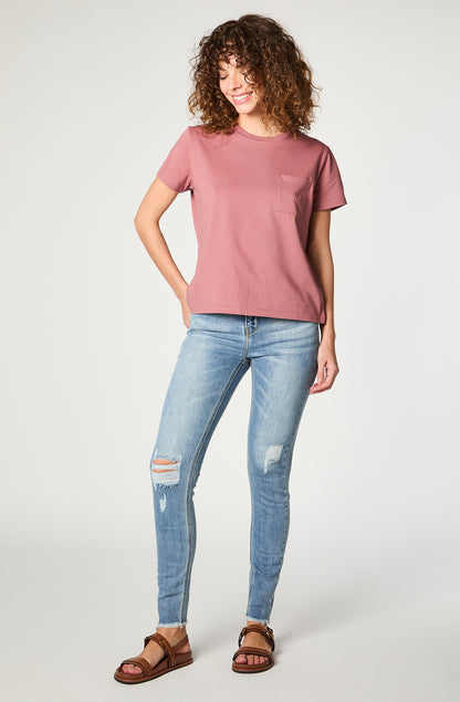 Jeans Mujer Tiro Alto Scarlett High Skinny Fit Light Blue
