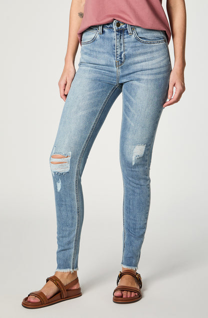 Jeans Mujer Tiro Alto Scarlett High Skinny Fit Light Blue