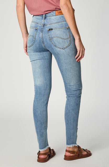 Jeans Mujer Tiro Alto Scarlett High Skinny Fit Light Blue