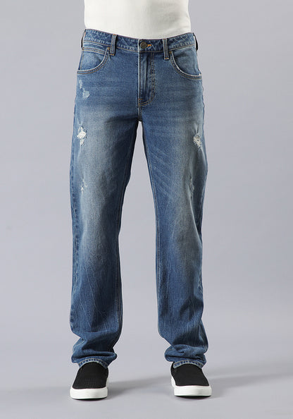 Jeans Hombre Daren Regular Straight Fit Vintage Blue