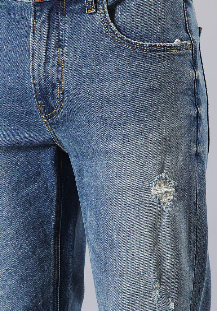 Jeans Hombre Daren Regular Straight Fit Vintage Blue