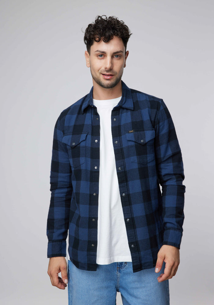 Lec Lee Camisas Blue Jeans Para Hombre Camisas Para Hombre Lee