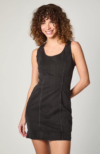 Vestido Mujer Denim Black