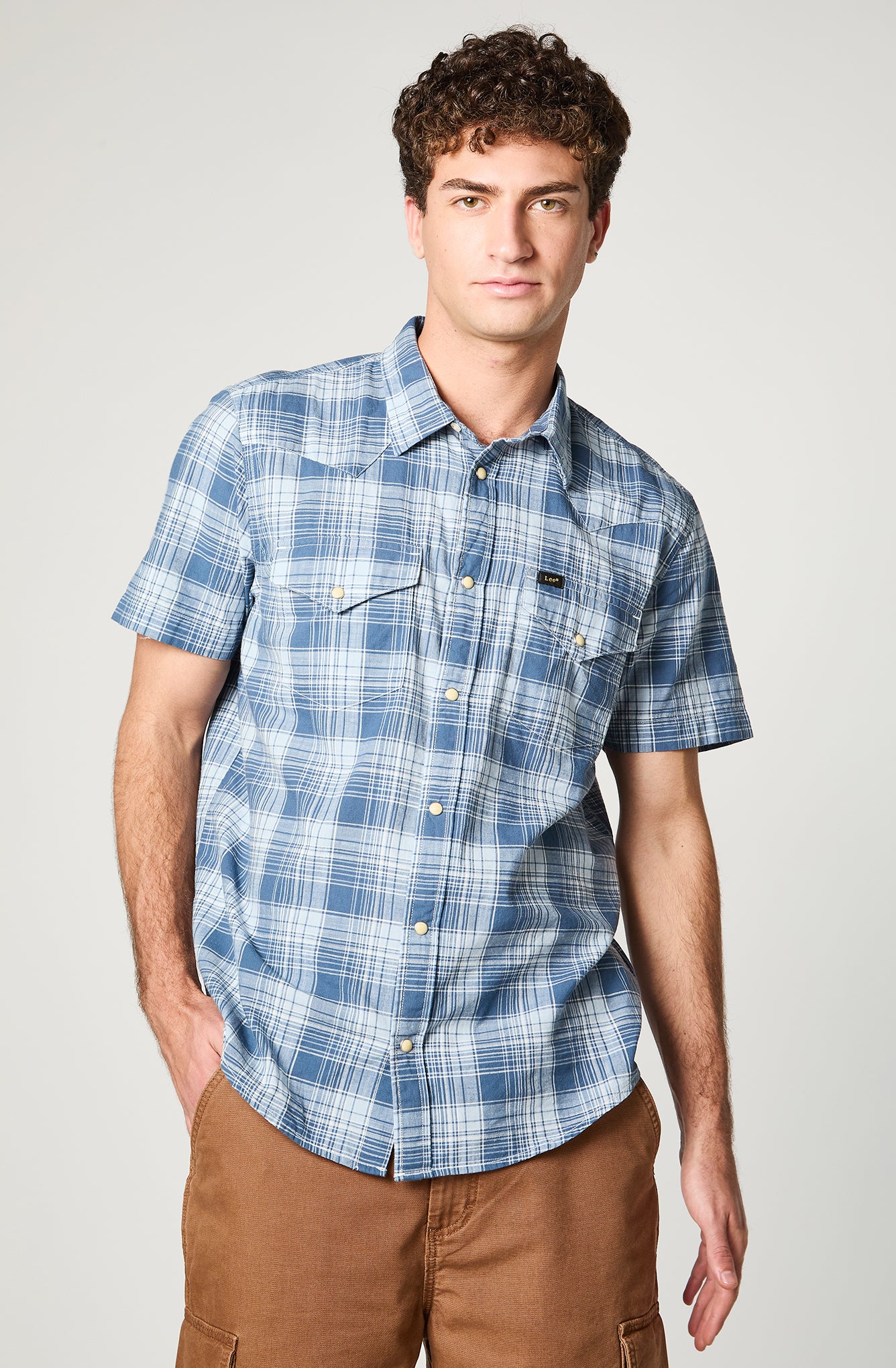 Camisa Hombre Western Verde