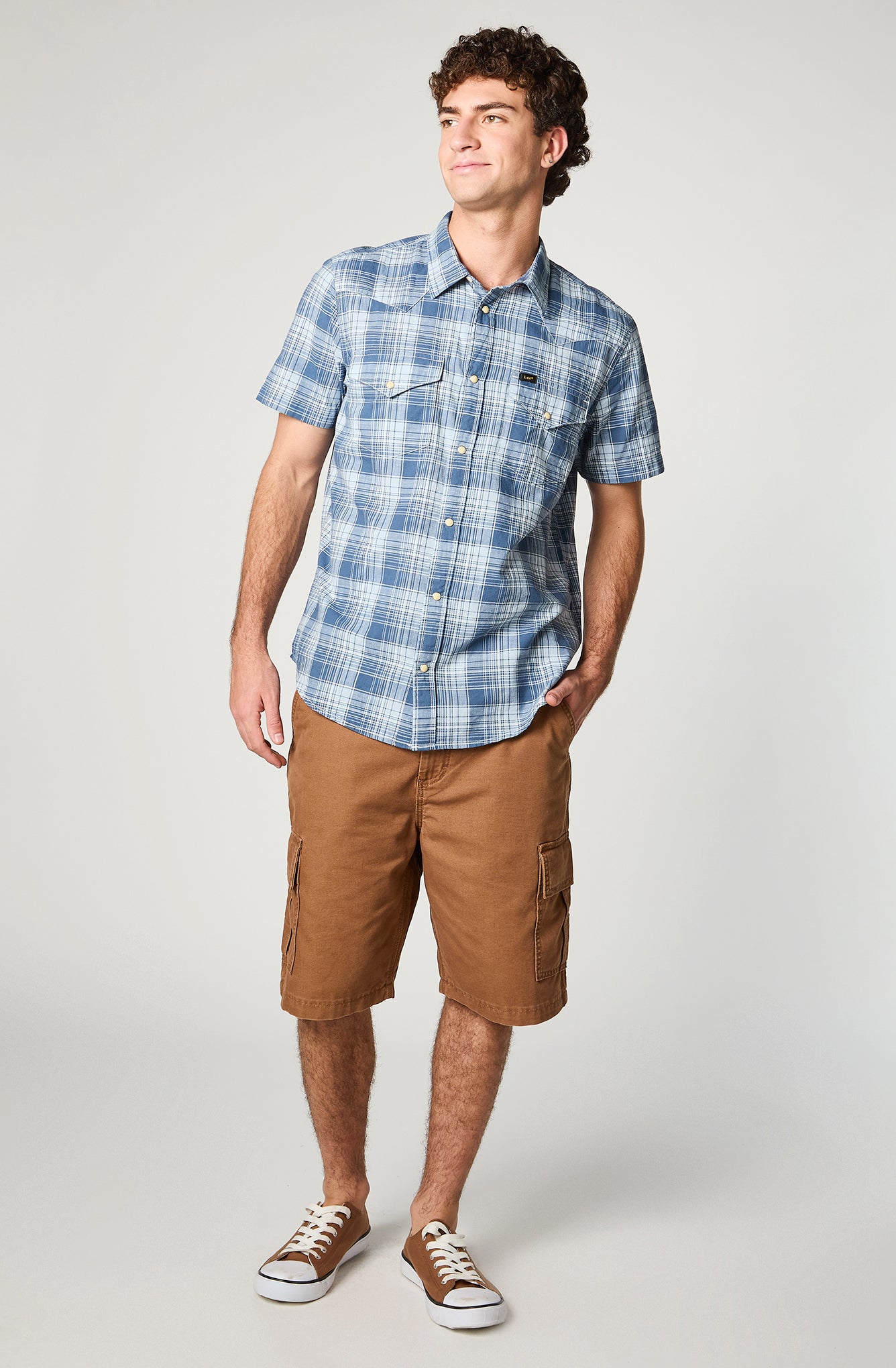 Camisa Hombre Western Verde