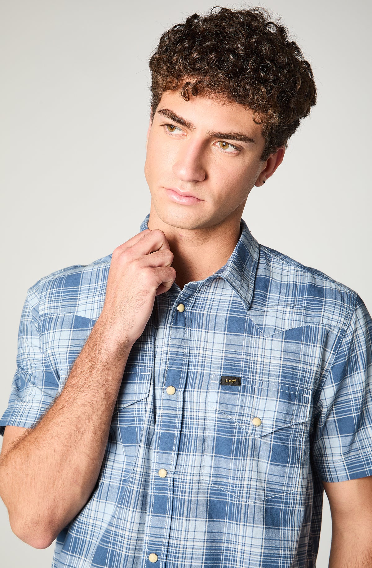 Camisa Hombre Western Verde - S