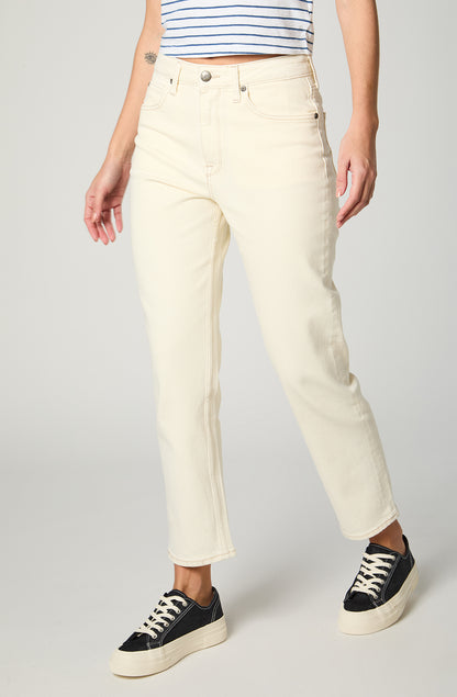 Jeans Mujer Carol Ecru
