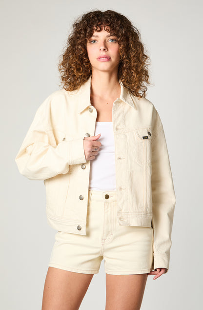 Chaqueta Mujer Denim Rider Ecru
