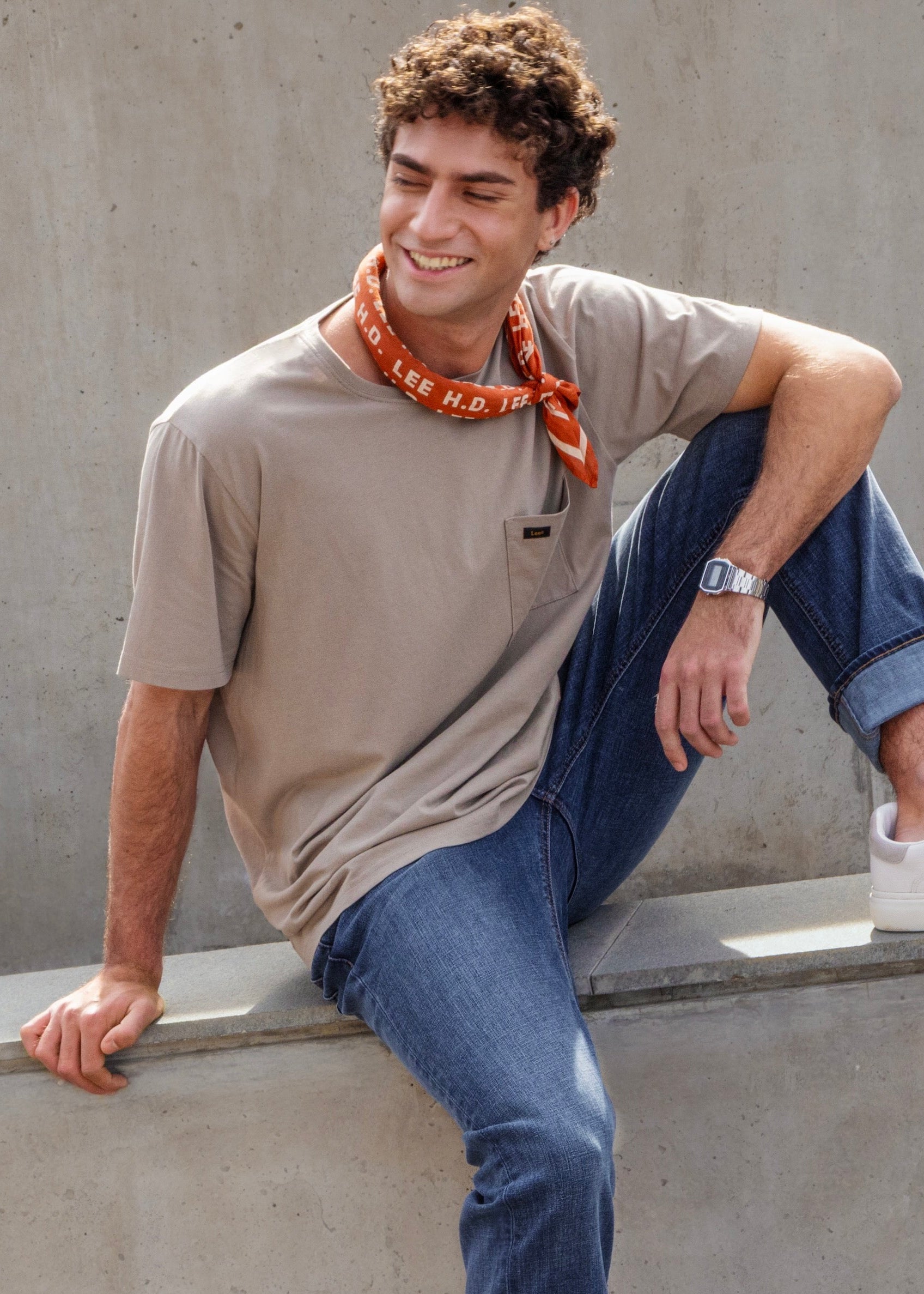 Polera Hombre Regular Brown