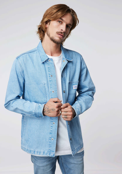Camisa Hombre  Lowoover  Celeste