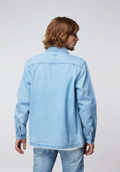 Camisa Hombre  Lowoover  Celeste