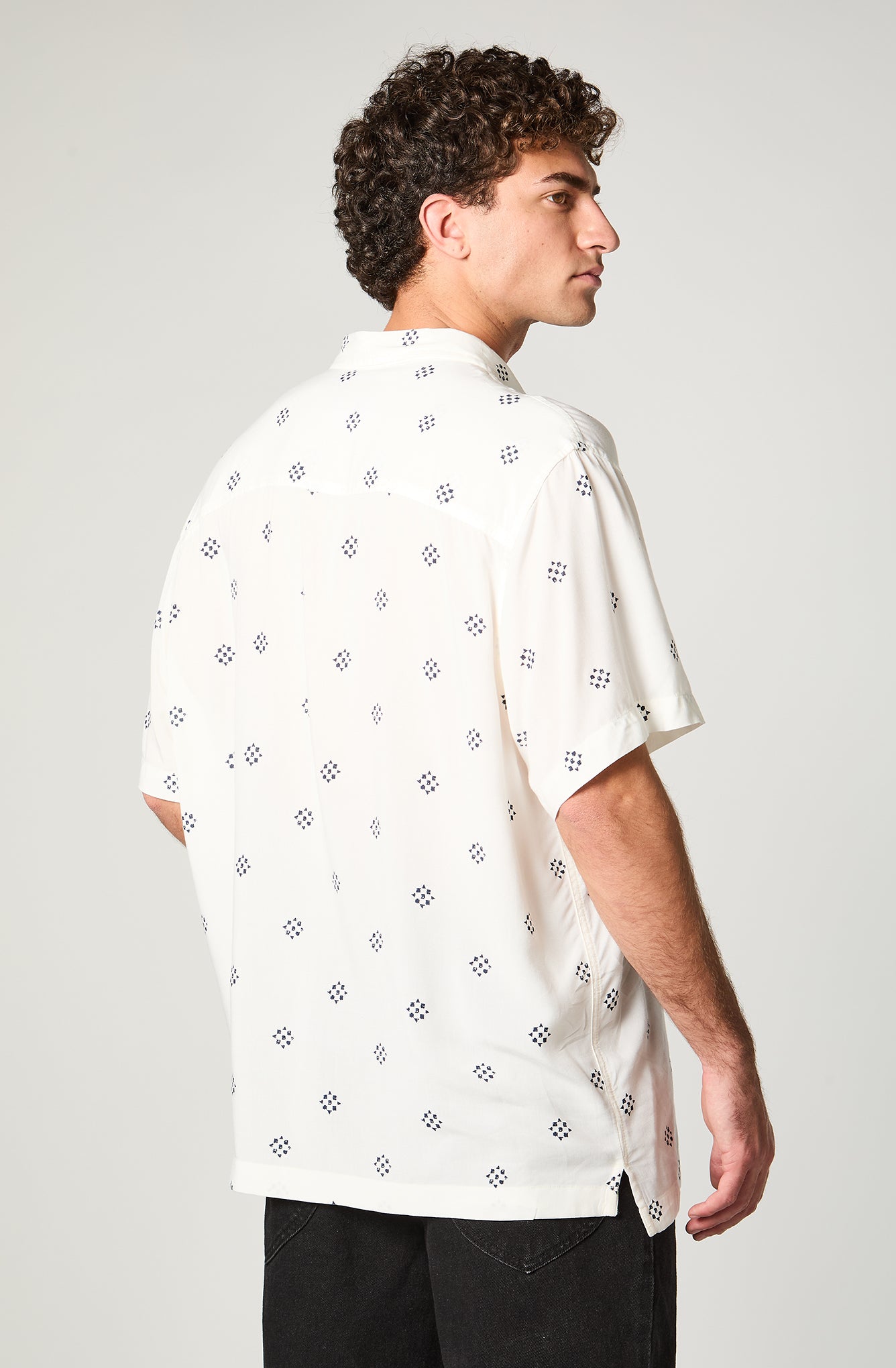Camisa Hombre Ss Resort Shirt Blanco
