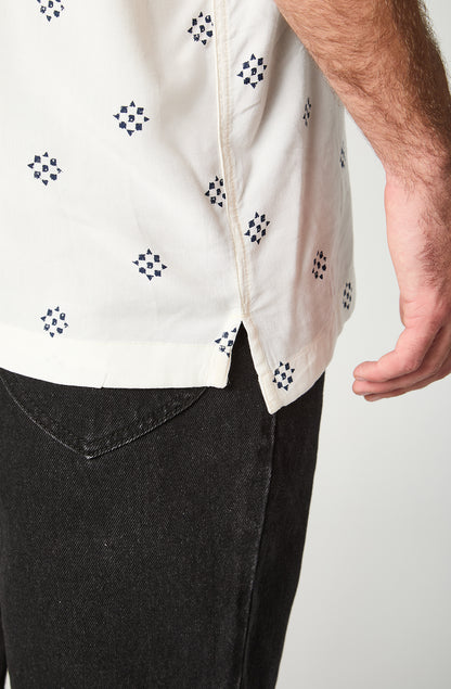 Camisa Hombre Ss Resort Shirt Blanco