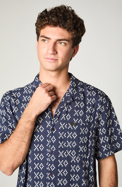 Camisa Hombre Resort Azul