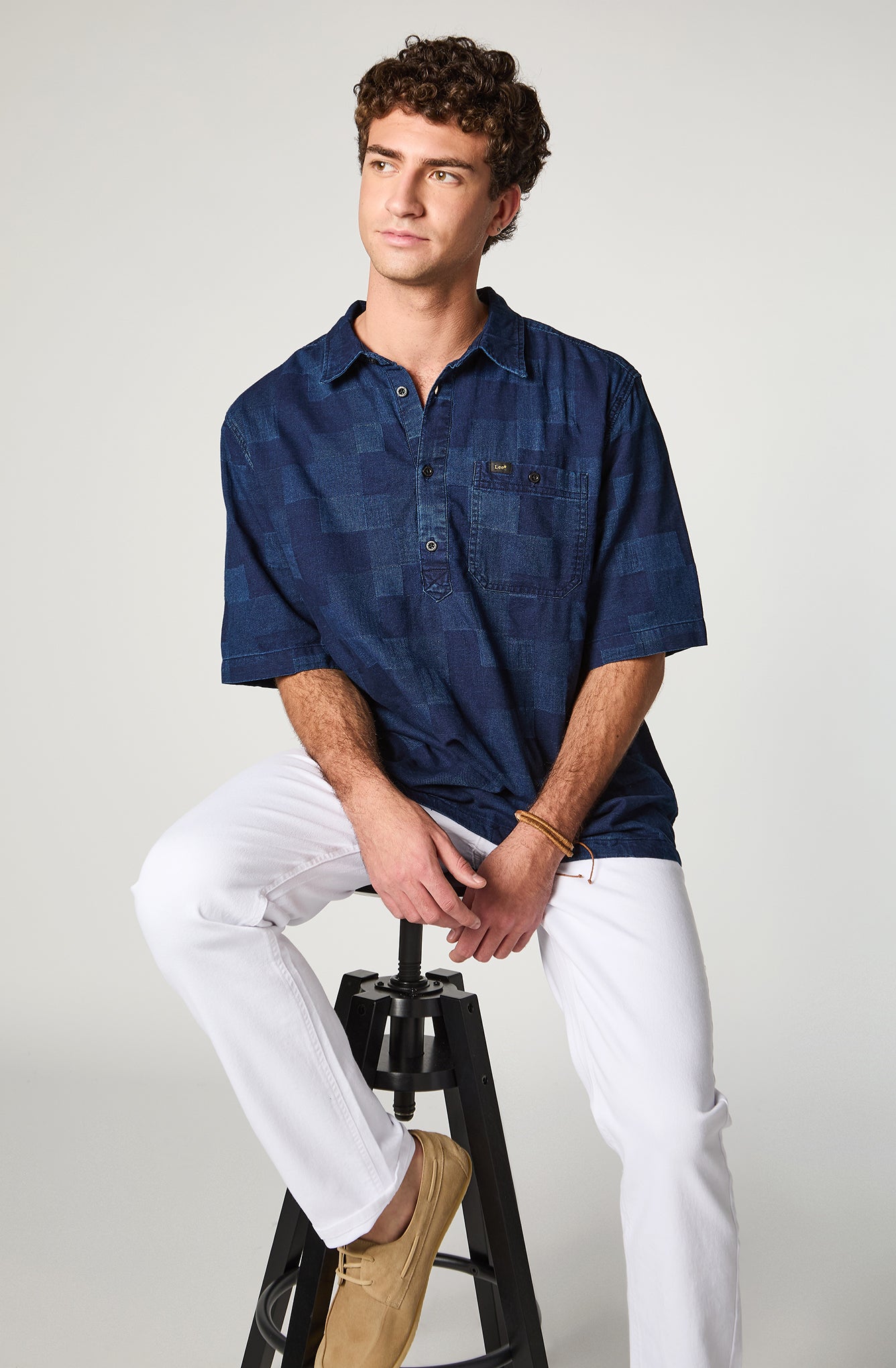 Camisa Hombre Spocket Indigo