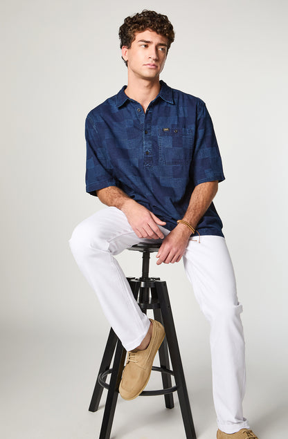 Camisa Hombre Spocket Indigo