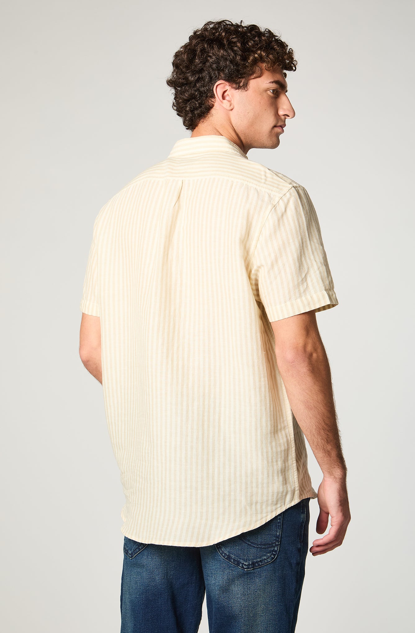 Camisa Hombre Short Leme Azul