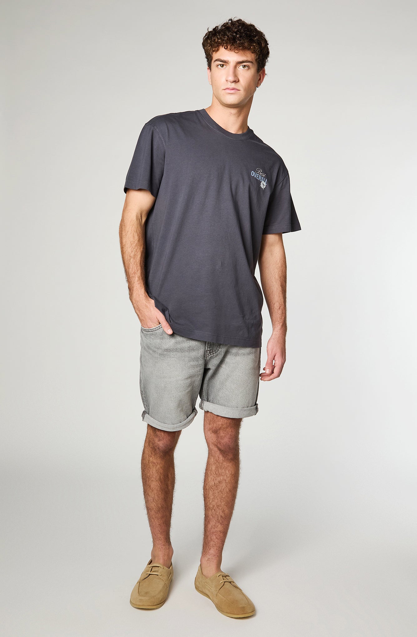 Shorts Hombre Rider Gris