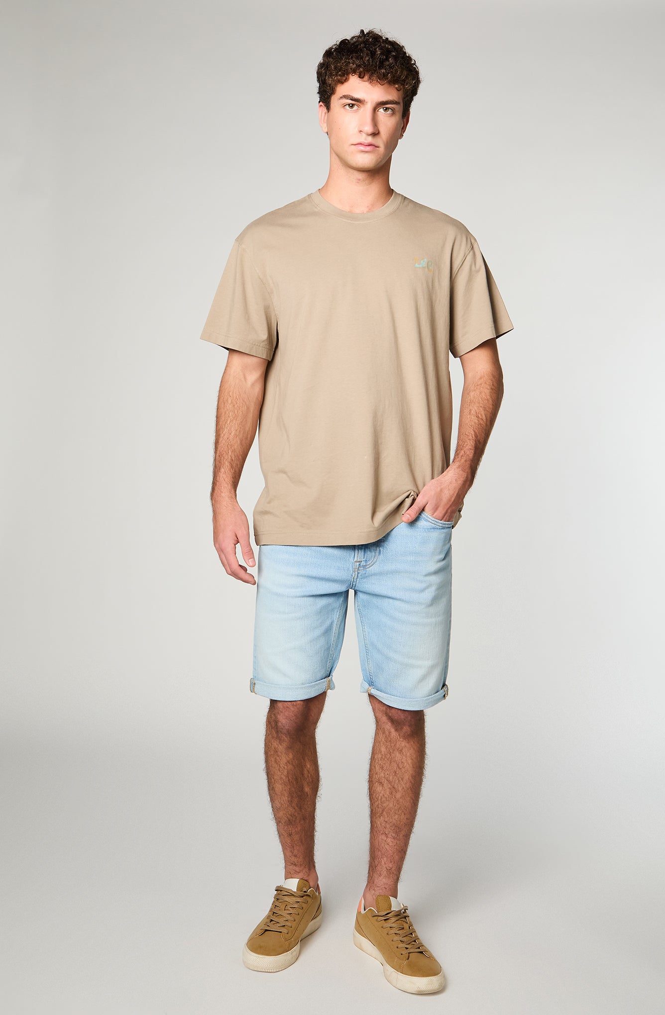 Shorts Hombre 5Pocket  Celeste