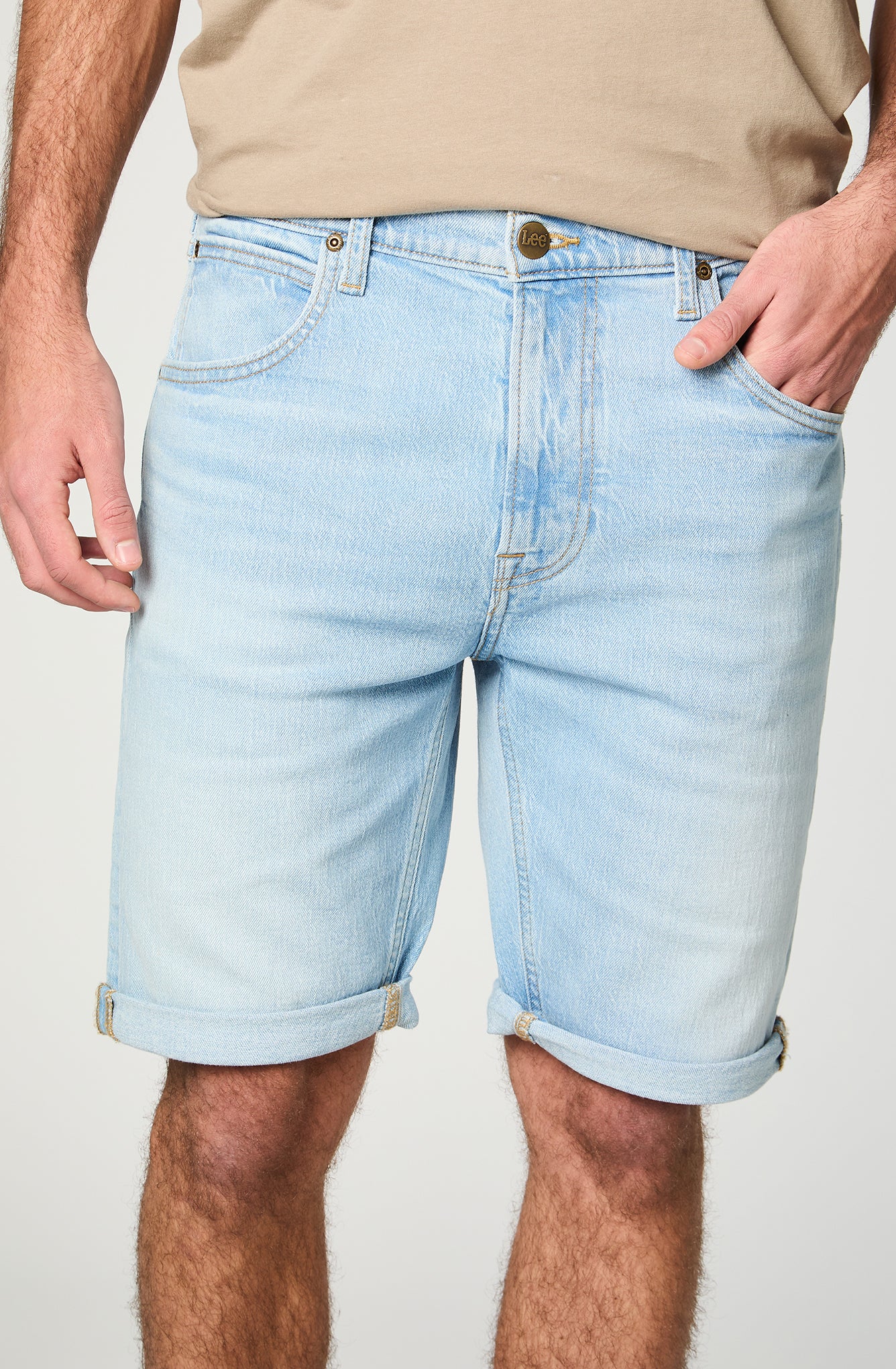 Shorts Hombre 5Pocket  Celeste